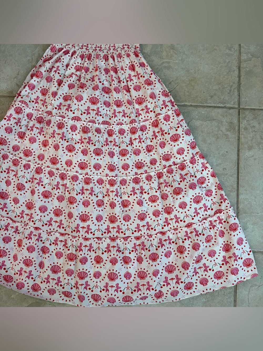 Hill House Home Ellie Nap Dress in Mermaid Seashell Mermaid Size XS - Picture 5 of 11